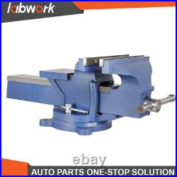 Labwork 8 Mechanic Bench Vise Table Top Clamp Press Locking Swivel Base Heavy