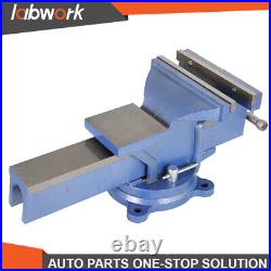 Labwork 8 Mechanic Bench Vise Table Top Clamp Press Locking Swivel Base Heavy