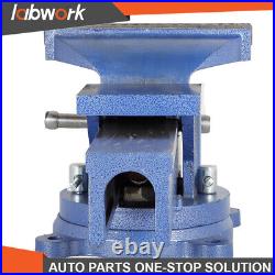 Labwork 8 Mechanic Bench Vise Table Top Clamp Press Locking Swivel Base Heavy