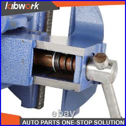 Labwork 8 Mechanic Bench Vise Table Top Clamp Press Locking Swivel Base Heavy