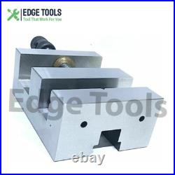 Lathe Milling Vertical Slide Swivel 4x5-100x125mm + 85mm Steel Grinding vice