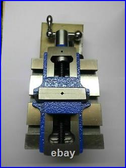 Lathe Vertical Milling Slide Swivel Base 4 X 5 & Vise 2 Self Centering Vice