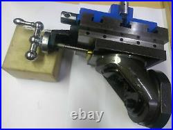 Lathe Vertical Milling Slide Swivel Base 4 X 5 & Vise 2 Self Centering Vice