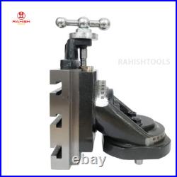 Lathe Vertical Milling Slide Swivel Base 4 X 5 With Self Centering Vice2 USA