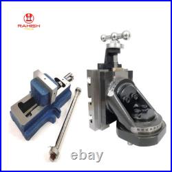 Lathe Vertical Milling Slide Swivel Base 4 X 5 With Self Centering Vice2 USA