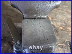 Littlestown Hardware & Foundry #112 Antique Swivel Base Bench Vise USA Early Era