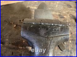 Littlestown Hardware & Foundry #112 Antique Swivel Base Bench Vise USA Early Era