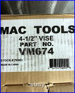 Mac Tools 4.5 Bench Vise with Swivel Base (VM674)