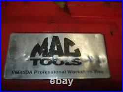 Mac Tools U. S. A. 45DA PROFESSIONAL Shop 6 Bench Vise Swivel Base & Pipe Jaws