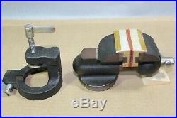 Made in Poland Wilton Baby Bullet Style Swivel Base Clamp On 2 Jaw Cushion Pads