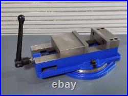 Manual Milling Macine Vise with Swivel Base 6 Jaw Width 7-1/2 Opening Capacity