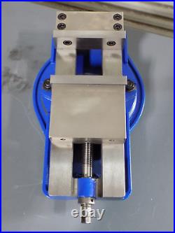 Manual Milling Macine Vise with Swivel Base 6 Jaw Width 7-1/2 Opening Capacity