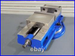 Manual Milling Macine Vise with Swivel Base 6 Jaw Width 7-1/2 Opening Capacity