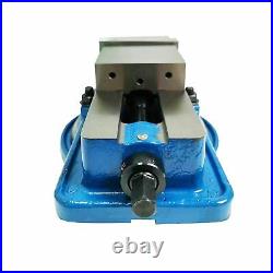 Milling Machine Lockdown Vise 360 Degree Swiveling Base Hardened Metal