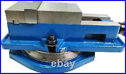 Milling Machine Lockdown Vise 360 Degree Swiveling Base Hardened Metal CNC