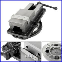 Milling Machine Vise 5 Inch Heavy Duty Clamp Swivel Locking Base