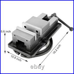 Milling Machine Vise 5 Inch Heavy Duty Clamp Swivel Locking Base