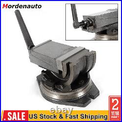 Milling Vise Benchtop with Swivel Base 5 90 Tilting Angle Mill Vise Precision New