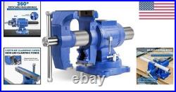 Multi-Function 4 Heavy Duty Vise with Enhanced Clamping and Rotational Head