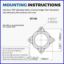 Multi-Function 4 Heavy Duty Vise with Enhanced Clamping and Rotational Head