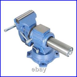 Multi-Purpose Rotation Heavy Duty 4 Inch Bench Vise With 360-Degree Swivel Base
