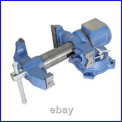 Multi-Purpose Rotation Heavy Duty 4 Inch Bench Vise With 360-Degree Swivel Base