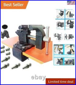 Multi-Purpose Table Vice, 270° Rotate Clamp-On Vise