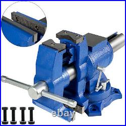 Multipurpose Vise Bench Vise 6-Inch Heavy Duty with 360° Swivel Base and Head