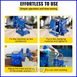 Multipurpose Vise Bench Vise 6-Inch Heavy Duty with 360° Swivel Base and Head