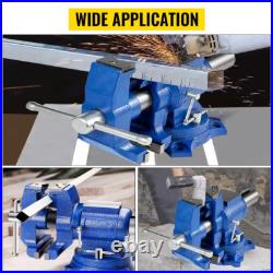 Multipurpose Vise Bench Vise 6-Inch Heavy Duty with 360° Swivel Base and Head