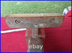 NICE! Vintage COLUMBIAN D45 Swivel Base Bench Vise With5 Jaws, WithAnvil, Horn. USA