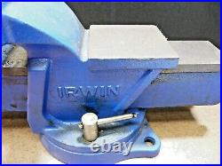 New- Irwin 6 Bench Vise, Swivel Base