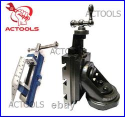 New Lathe Milling Vertical Attachments With Grinding Vice Vise Self Centering