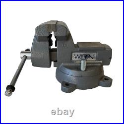 New Open Box Wilton 746 Mechanics Bench Vise, 6 Jaw Width with Swivel Base 21500