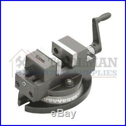 New Precision Vice Self Centering Vise with Swivel Base 2/50mm Adjustable 360°
