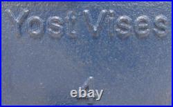 New Yost Vises 4 Bench Top Vise Swivel Base
