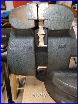 Nice Wilton 746 Combination Vise 6''jaws, With Swivel Base & Pipe Grips