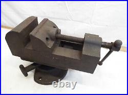 North Bros Yankee Vise 4 Swivel Base Jaw Lathe Drill Press Machinist Bench Top