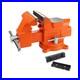 PONY Heavy Duty Bench Vise, 5-inch Jaw Width 4-inch Opening, Swivel. Fast Ship
