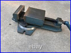 Palmgren 6 Milling Machine Vise Swivel Base, Heavy Duty 85 lbs