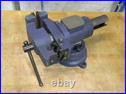 Palmgren Multi-Jaw Bench Vise with Swivel Base 5-1/8 Jaw Width 9629503 Damaged