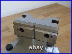 Precision 2-Axis Machine Vise with Swivel Base 4 Jaw Width 4 Opening Capacity