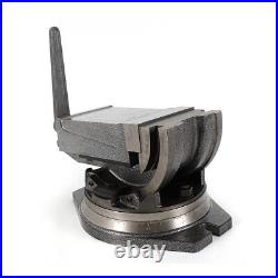 Precision Milling Vise 2 Way 360° Swivel Base 90° Tilting Clamp Vice 48 HRC