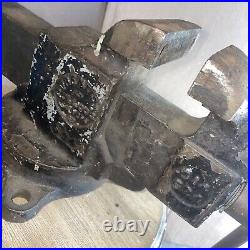 Prentiss Bulldog New York 512 524 Vise With Swivel Base And Bolts 4 Jaws
