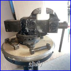 Prentiss Bulldog New York 512 524 Vise With Swivel Base And Bolts 4 Jaws