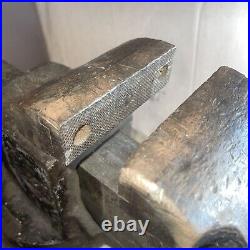 Prentiss Bulldog New York 512 524 Vise With Swivel Base And Bolts 4 Jaws