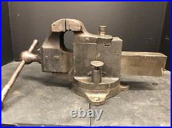 Prentiss No 19 3-1/2 Swivel Jaw Base Bench Vise