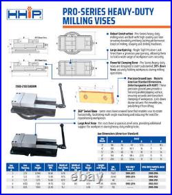 Pro-series Angle-tight Positive-lock 5 Milling Vise On Swivel Base (3900-2101)
