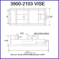 Pro-series Angle-tight Positive-lock 6 Milling Vise On Swivel Base (3900-2103)