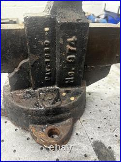 RARE Antique Chas Parker #974 Bench Vise
